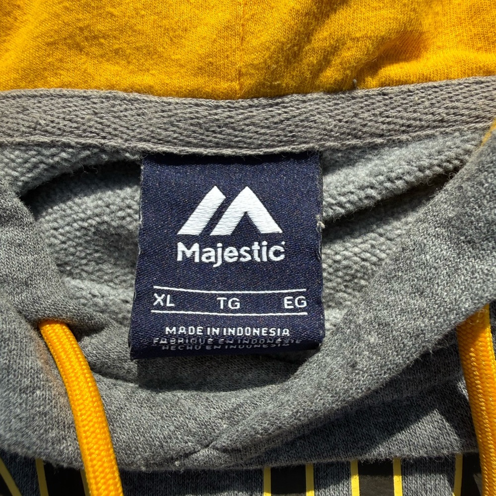 Majestic San Diego Padres Gray Hoodie - XL - Picture 2 of 4